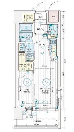 エステムコート広島国泰寺の物件間取画像